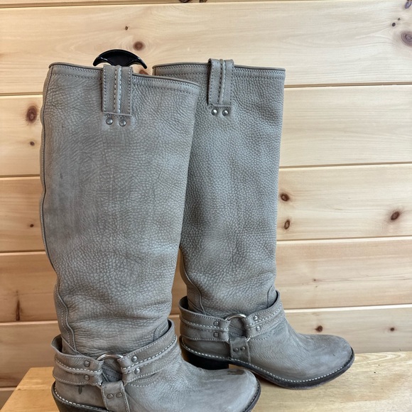 Frye leather heeled boots - Picture 3 of 4